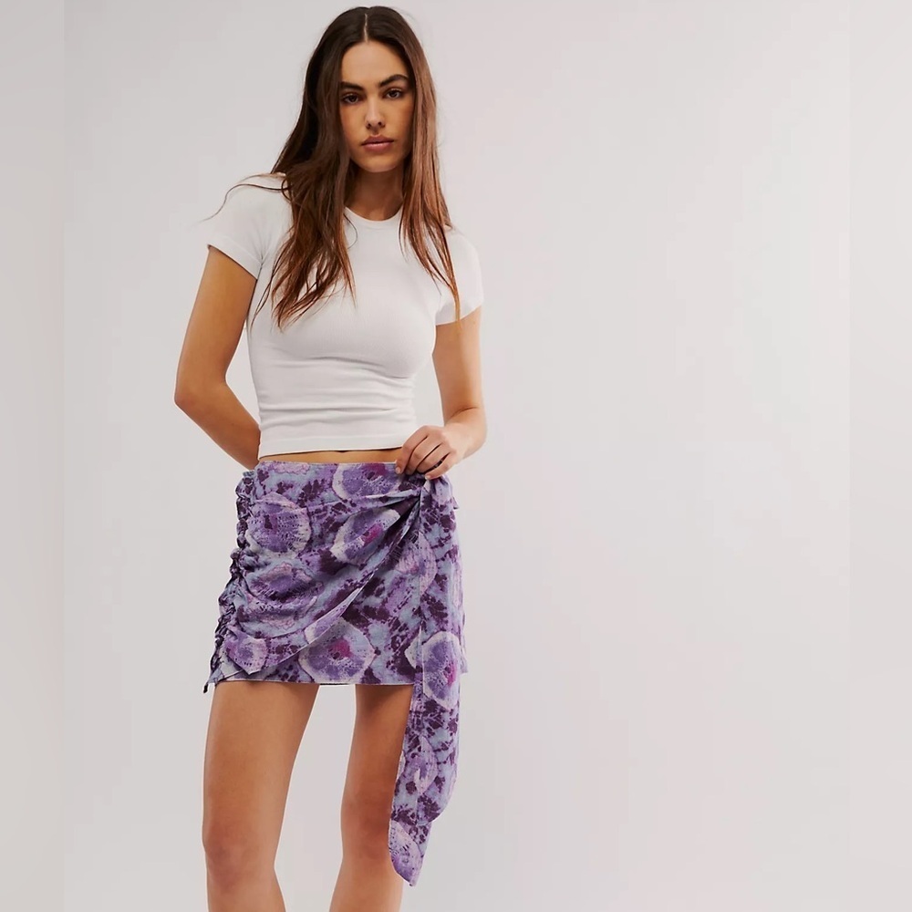 NWT Sweet As Beach Mini Skirt